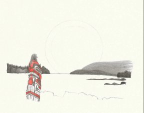 Tlingit Moon preliminary sketch